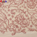 Laser Embroidery Fabric Multifunctional Purple Embroidery Fabric Factory